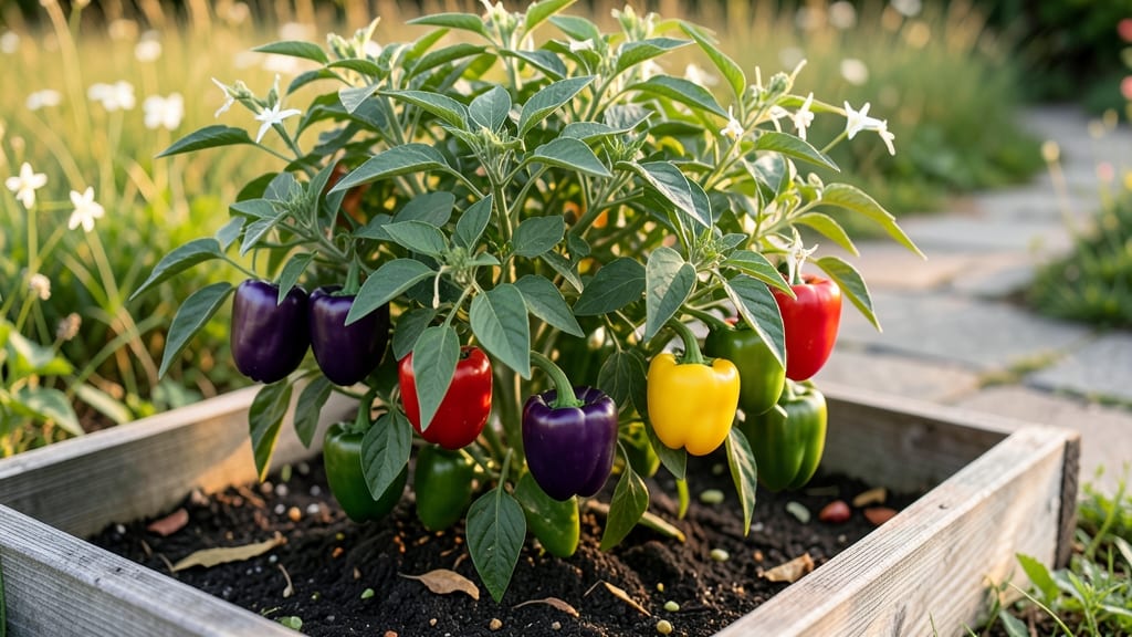 Multi Color Peppers: Vibrant Harvest From Seed to Garden Bounty