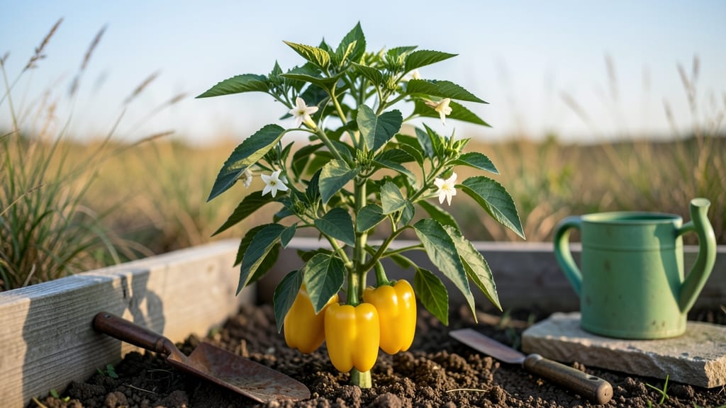 Golden California Wonder Bell Pepper Growing Guide: Heat-Zone Timing for Vibrant Harvests