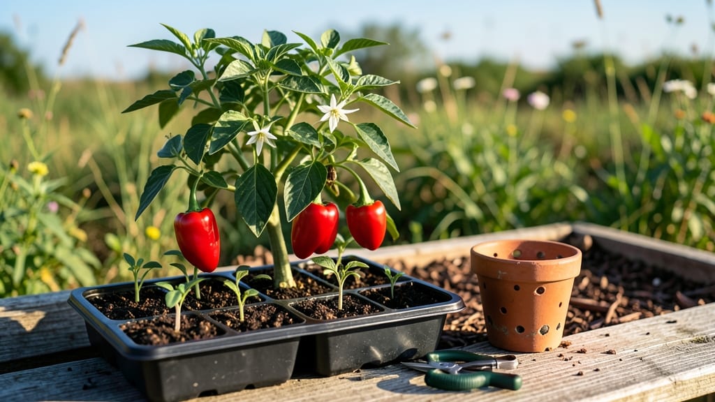 Planting Red Peppers in Pots: Compact Growth Guide for Bountiful Harvests