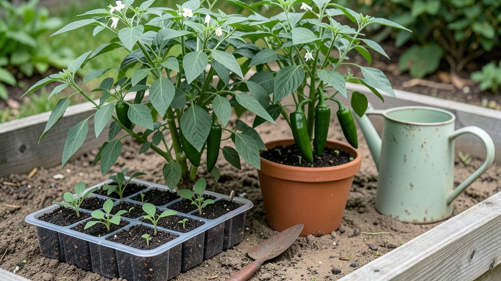 Early Jalapeño Pepper Seeds: Spicy Heat in 60 Days From Tiny Starts
