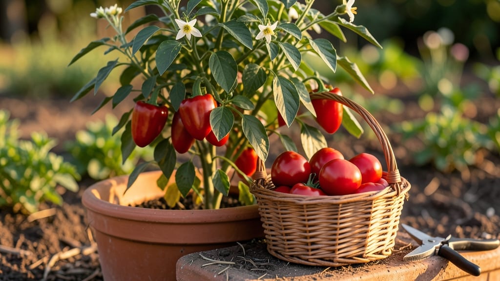 Sweet Small Red Peppers Growing Guide: Sun-Kissed Sweetness in Containers